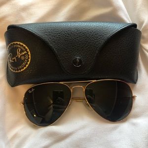 Rayban AVIATOR CLASSIC with gold frame